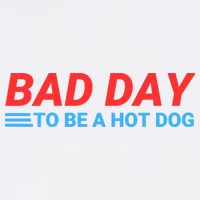 Funny Bad Day To Be A Hot Dog Hot Dog Foodie Funny Hot Dog Dad Life Tank Top