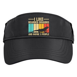 Funny Bearded Dragon Design Pogona Reptile Lover Men Women Adult Drive Performance Visor