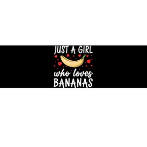 Funny Banana Design For Women Girl Banana Fruit Food Lovers Bumper Sticker