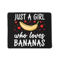 Funny Banana Design For Women Girl Banana Fruit Food Lovers Mousepad