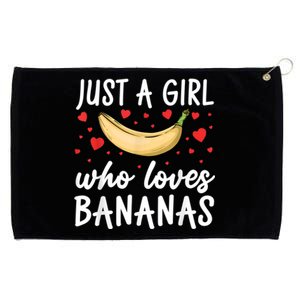 Funny Banana Design For Women Girl Banana Fruit Food Lovers Grommeted Golf Towel