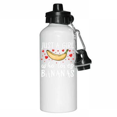 Funny Banana Design For Women Girl Banana Fruit Food Lovers Aluminum Water Bottle