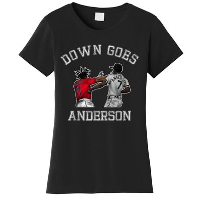 FUNNY BASEBALL DOWN GOES ANDERSON Women's T-Shirt