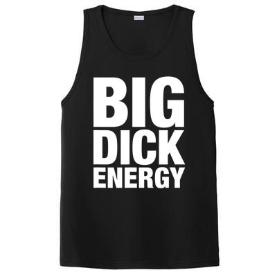 Funny Big Dick Energy Gift BDE Adult Humor Meme Workout Ego Flex Bro Gift PosiCharge Competitor Tank