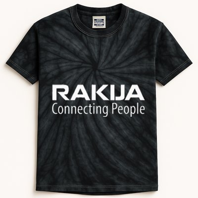 Funny Bosnian Drinks Rakija Connecting People Serbian Rakija Kids Tie-Dye T-Shirt