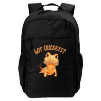 Funny Bearded Dragon Got Crickets Lizard Reptile Herpetology Backpack