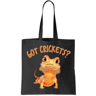 Funny Bearded Dragon Got Crickets Lizard Reptile Herpetology Bag