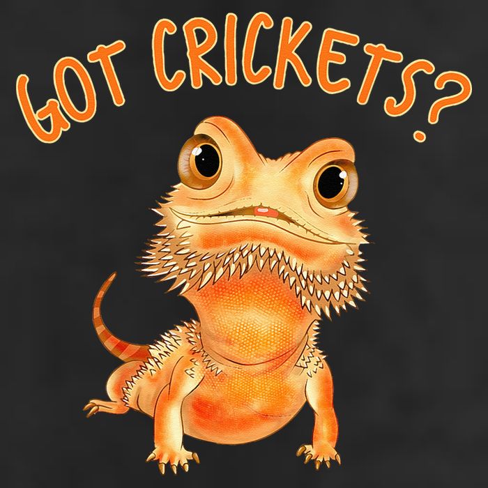 Funny Bearded Dragon Got Crickets Lizard Reptile Herpetology 25L Jumbo Tote
