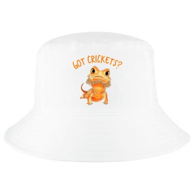 Funny Bearded Dragon Got Crickets Lizard Reptile Herpetology Cool Comfort Performance Bucket Hat