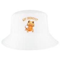 Funny Bearded Dragon Got Crickets Lizard Reptile Herpetology Cool Comfort Performance Bucket Hat