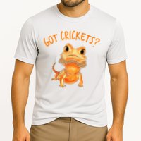 Funny Bearded Dragon Got Crickets Lizard Reptile Herpetology Cooling Performance Crew T-Shirt