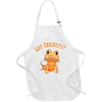 Funny Bearded Dragon Got Crickets Lizard Reptile Herpetology Apron