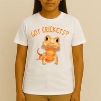 Funny Bearded Dragon Got Crickets Lizard Reptile Herpetology T-Shirt
