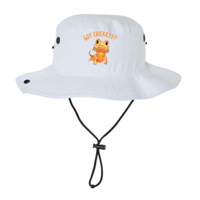 Funny Bearded Dragon Got Crickets Lizard Reptile Herpetology Bucket Hat