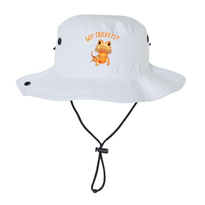 Funny Bearded Dragon Got Crickets Lizard Reptile Herpetology Bucket Hat