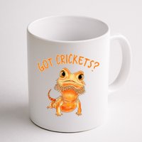 Funny Bearded Dragon Got Crickets Lizard Reptile Herpetology Mug