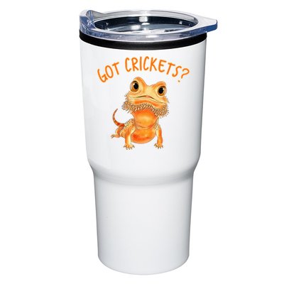 Funny Bearded Dragon Got Crickets Lizard Reptile Herpetology Tumbler