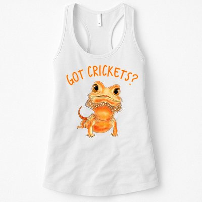 Funny Bearded Dragon Got Crickets Lizard Reptile Herpetology Womens Tank Top