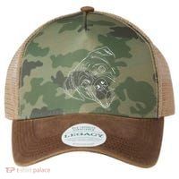 Funny Boxer Dog Legacy Tie Dye Trucker Hat