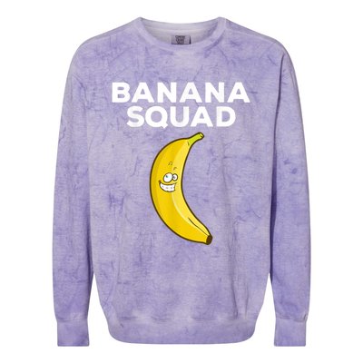 Funny Banana Design For Men Women Kids Banana Fruit Lovers Colorblast Crewneck Sweatshirt