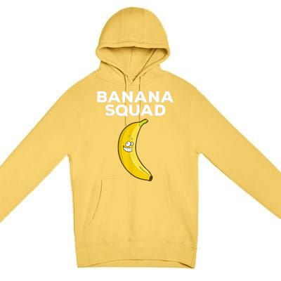 Funny Banana Design For Men Women Kids Banana Fruit Lovers Premium Pullover Hoodie