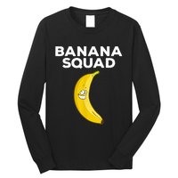 Funny Banana Design For Men Women Kids Banana Fruit Lovers Long Sleeve Shirt