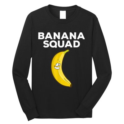 Funny Banana Design For Men Women Kids Banana Fruit Lovers Long Sleeve Shirt