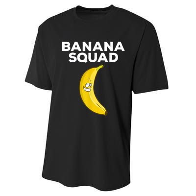 Funny Banana Design For Men Women Kids Banana Fruit Lovers Performance Sprint T-Shirt