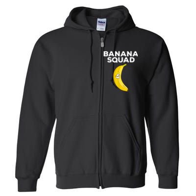 Funny Banana Design For Men Women Kids Banana Fruit Lovers Full Zip Hoodie