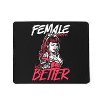 Female Barbers Do It Better Hairdresser Girl Mousepad