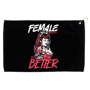 Female Barbers Do It Better Hairdresser Girl Grommeted Golf Towel