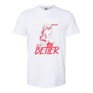 Female Barbers Do It Better Hairdresser Girl Softstyle CVC T-Shirt