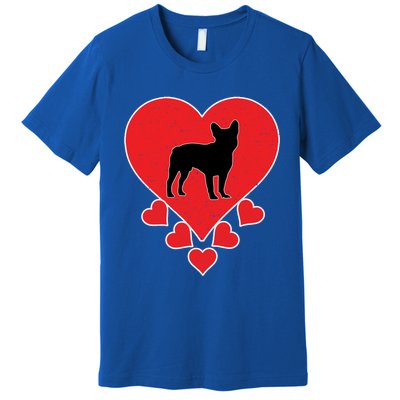 French Bulldog Dog Lover Valentine's Day French Bulldog Gift Premium T-Shirt