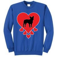 French Bulldog Dog Lover Valentine's Day French Bulldog Gift Tall Sweatshirt