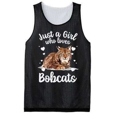 Funny Bobcat Design For Women Girls Pet Cat Bobcat Animal Mesh Reversible Basketball Jersey Tank