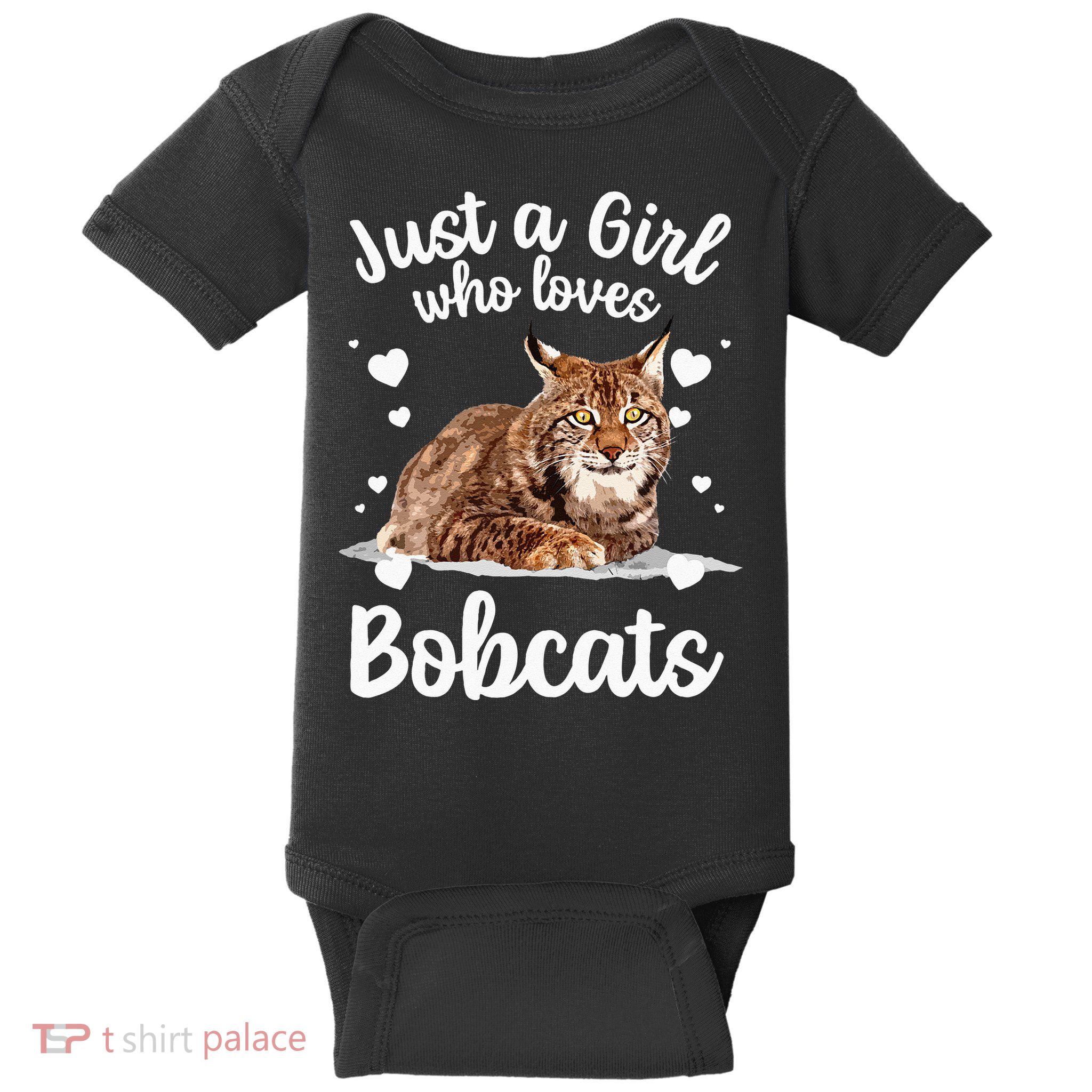 Funny Bobcat Design For Women Girls Pet Cat Bobcat Animal Baby Bodysuit