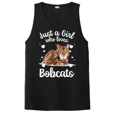 Funny Bobcat Design For Women Girls Pet Cat Bobcat Animal PosiCharge Competitor Tank