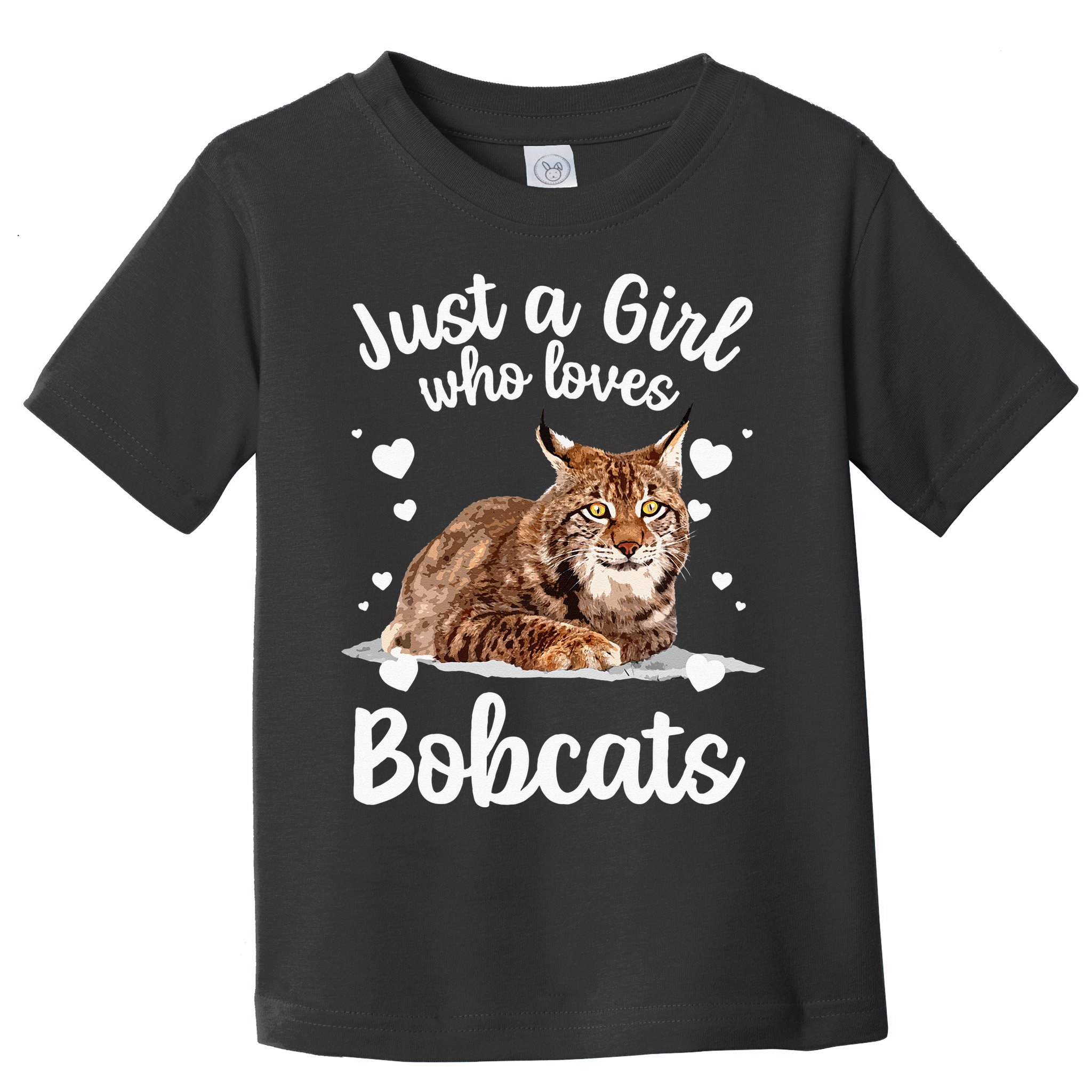 Funny Bobcat Design For Women Girls Pet Cat Bobcat Animal Toddler T-Shirt