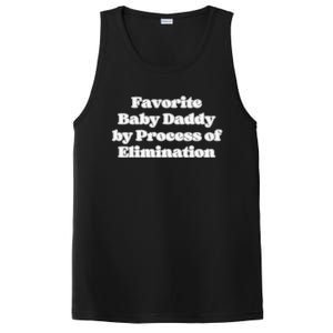 Favorite Baby Daddy By Process Of Elimination Funny Mama Dad PosiCharge Competitor Tank