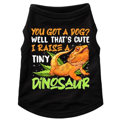 Funny Bearded Dragon Pet Reptile Lizard Lover Doggie Tank