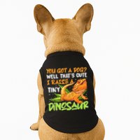 Funny Bearded Dragon Pet Reptile Lizard Lover Doggie Tank