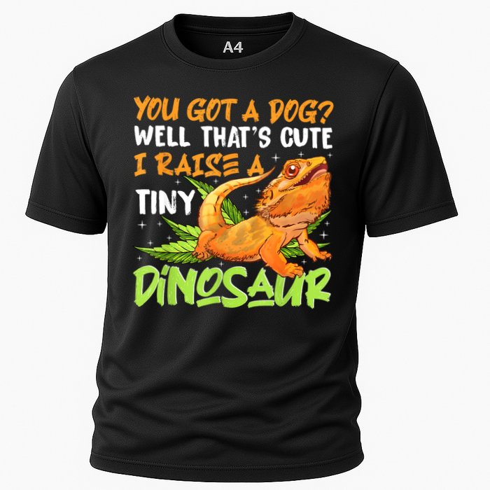 Funny Bearded Dragon Pet Reptile Lizard Lover Cooling Performance Crew T-Shirt