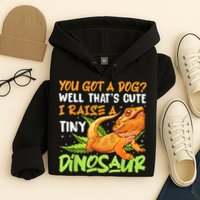 Funny Bearded Dragon Pet Reptile Lizard Lover Hoodie