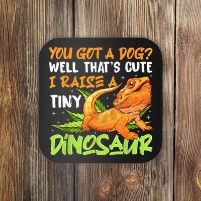 Funny Bearded Dragon Pet Reptile Lizard Lover Coaster