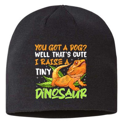 Funny Bearded Dragon Pet Reptile Lizard Lover Sustainable Beanie