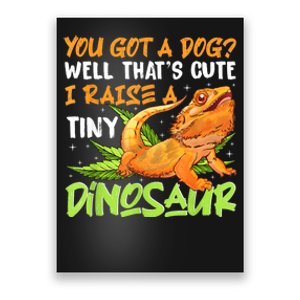 Funny Bearded Dragon Pet Reptile Lizard Lover Poster