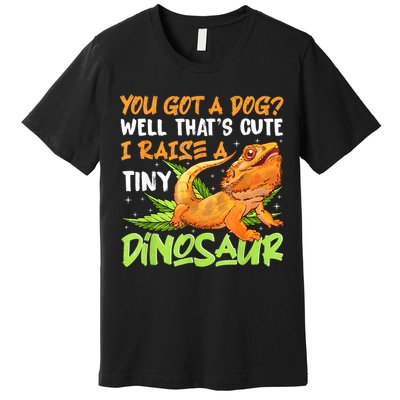 Funny Bearded Dragon Pet Reptile Lizard Lover Premium T-Shirt