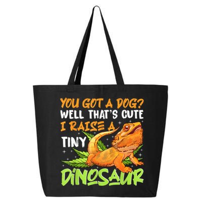 Funny Bearded Dragon Pet Reptile Lizard Lover 25L Jumbo Tote