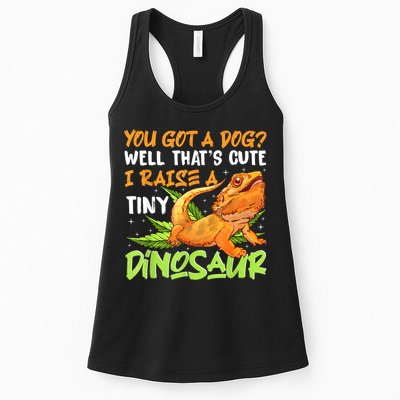 Funny Bearded Dragon Pet Reptile Lizard Lover Womens Tank Top