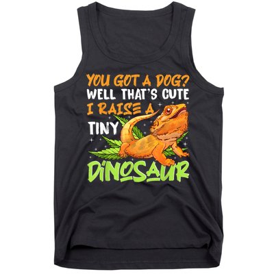 Funny Bearded Dragon Pet Reptile Lizard Lover Tank Top